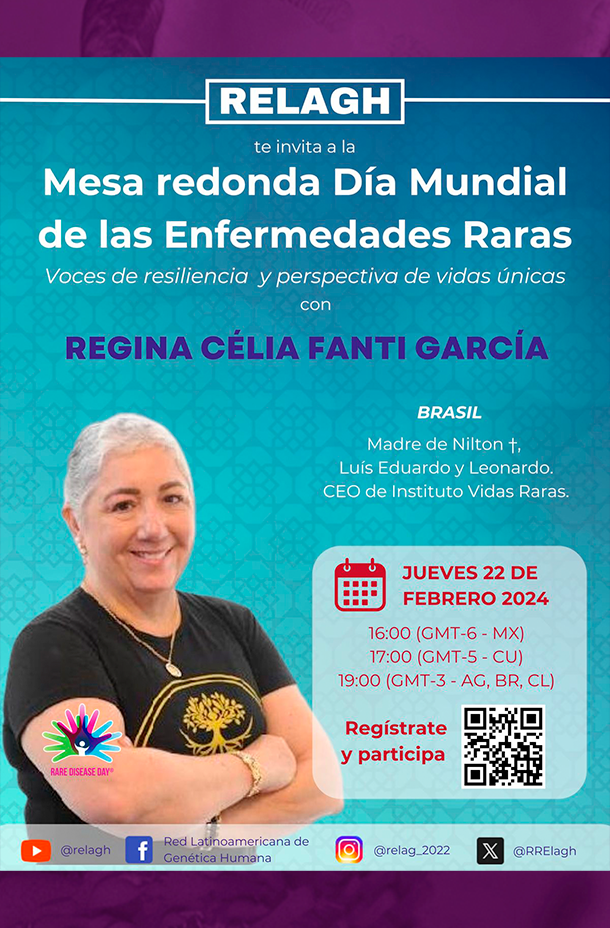 Mesa redonda Día mundial de las Enfermedades Raras con Regina Célia Fanti García