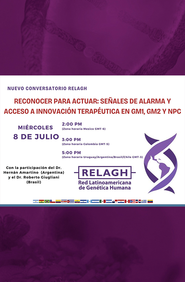 Webinar Reconocer para actuar: señales de alarma y acceso a innovación terapéutica en GM1, GM2 y NPC